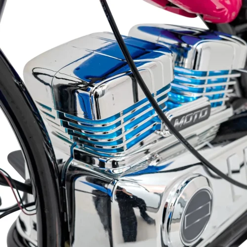 Różowy pojazd dla dziecka Motorek Chopper Warrior.webp