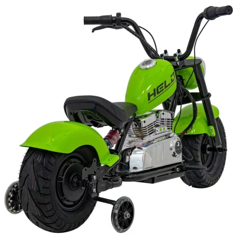 Zielone auto elektryczne dla dzieci Pojazd Motorek Chopper Warrior.webp