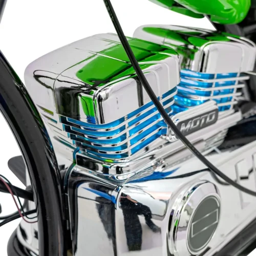 Zielony samochodzik elektryczny dla dzieci Pojazd Motorek Chopper Warrior.webp