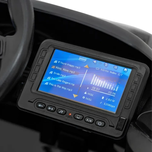 Czarne samochod dla dziecka na pilotPorsche Spyder RS 718.webp