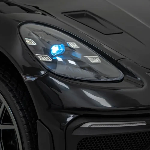 Czarny samochód elektryczny dla dzieci Porsche Spyder RS 718.webp
