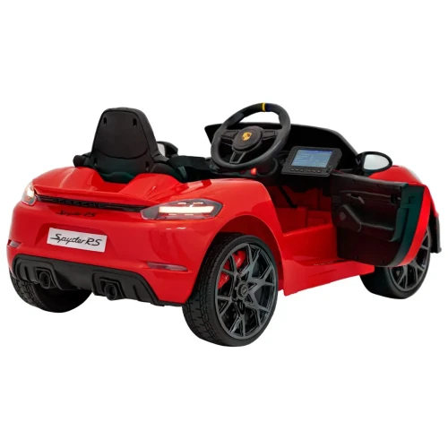 Czerwone auto na akumulator  Porsche Spyder RS 718.webp