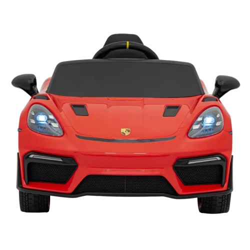 Czerwone auto na akumulator dla 5 latka Porsche Spyder RS 718.webp
