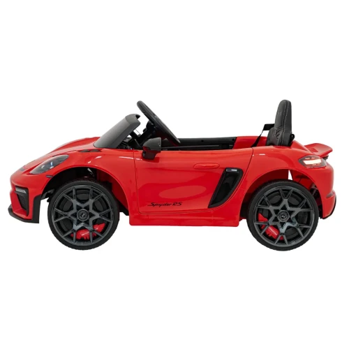 Czerwone auto na pilot dla dziecka Porsche Spyder RS 718.webp