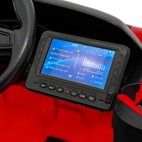 Czerwony samochod dla dziecka na pilotPorsche Spyder RS 718.webp