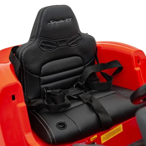 Czerwony samochód na akumulator dla 5 latka Porsche Spyder RS 718.webp