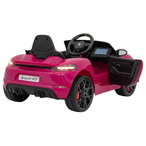 Różowe auto na akumulator  Porsche Spyder RS 718.webp