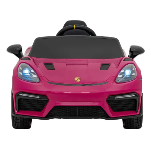 Różowe auto na akumulator dla 5 latka Porsche Spyder RS 718.webp
