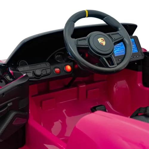 Różowy elektryczny samochód dla dzieci Porsche Spyder RS 718.webp