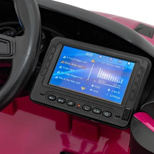 Różowy samochod dla dziecka na pilotPorsche Spyder RS 718.webp