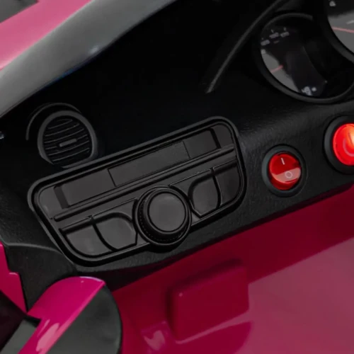 Różowy samochodzik elektryczny dla dzieci Porsche Spyder RS 718.webp