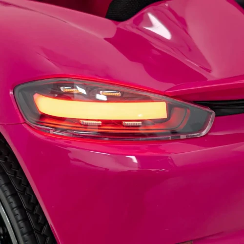 Różowy samochód elektryczny dla dziecka Porsche Spyder RS 718.webp