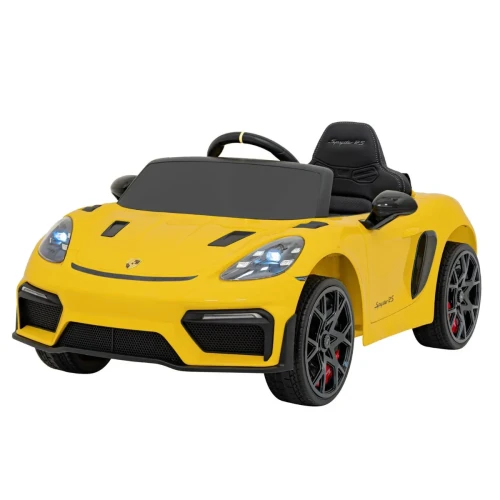 Żółte auto elektryczne dla dzieciPorsche Spyder RS 718.webp