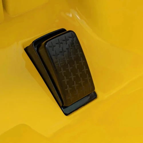 Żółty samochodzik dla dziecka na akumulator  Porsche Spyder RS 718.webp