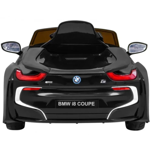 Czarne auto na akumulator dla 5 latka BMW I8 Lift.webp