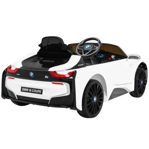 Białe auto na akumulator  BMW I8 Lift.webp
