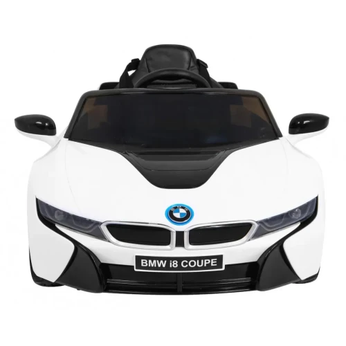 Białe auto na akumulator dla 5 latka BMW I8 Lift.webp