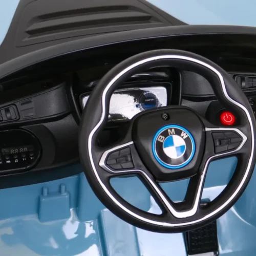 Niebieski samochod dla dziecka na pilotBMW I8 Lift.webp