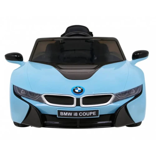 Niebieskie auto na akumulator dla 5 latka BMW I8 Lift.webp