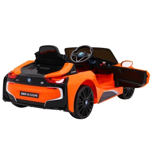 Pomaranczowe auto na akumulator  BMW I8 Lift.webp