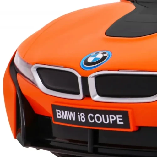 Pomaranczowy samochodzik elektryczny dla dzieci BMW I8 Lift.webp
