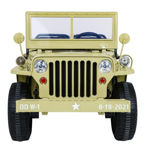 Matcha auto na pilot dla dziecka Wojskowe Retro dla 3 dzieci Matcha 4x4.webp
