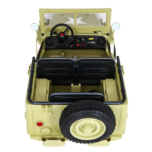 Matcha samochod dla dziecka na pilot Wojskowe Retro dla 3 dzieci Matcha 4x4.webp