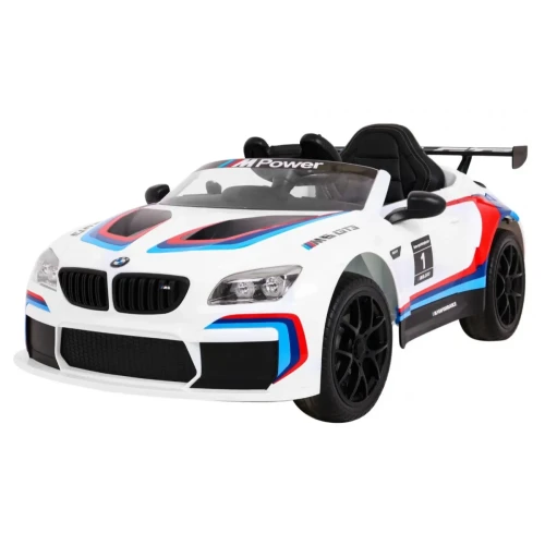 Białe auto elektryczne dla  BMW M6 GT3.webp