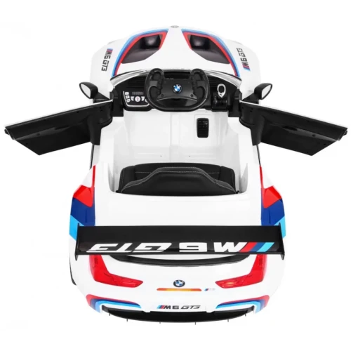 Biały elektryczny samochód dla dzieci BMW M6 GT3.webp