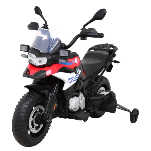 Czerwone auto dla dzieci elektryczne motor BMW F850 GS.webp