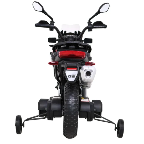 Czerwone auto na akumulator dla 8 latka motor BMW F850 GS.webp