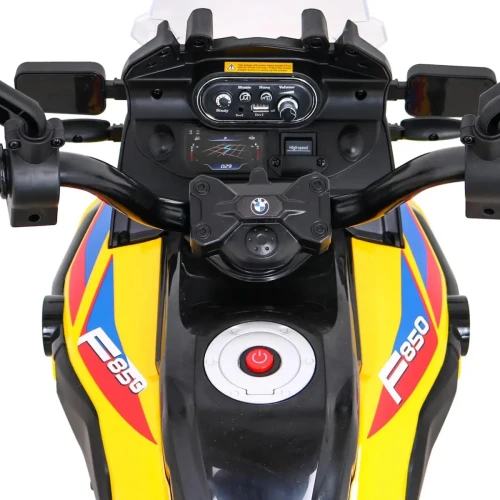 Żółty motocykl motor BMW F850 GS.webp