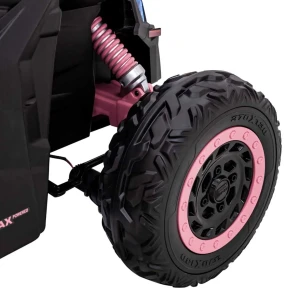 Różowy samochód elektryczny dla dzieci Buggy Maverick Turbo RR.webp
