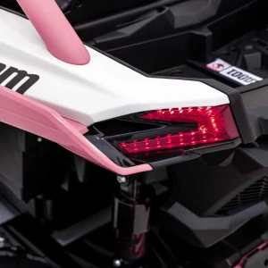 Różowy samochód elektryczny dla dzieci z pilotem Buggy Maverick Turbo RR.webp