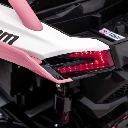 Różowy samochód elektryczny dla dzieci z pilotem Buggy Maverick Turbo RR.webp