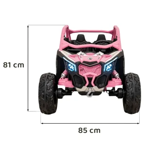 Samochód różowy akumulatorowy dla dzieci Buggy Maverick Turbo RR.webp