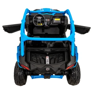 Niebieski samochodzik elektryczny dla dzieci Buggy Maverick Turbo RR.webp