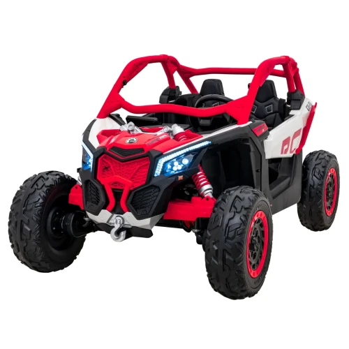 Czerwone auto dla dziecka na akumulator Buggy Maverick Turbo RR.webp