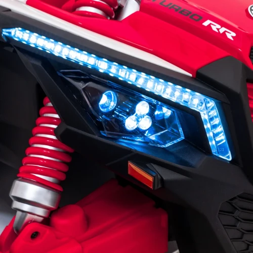 Czerwone buggy dwuosobowy  Maverick Turbo RR.webp