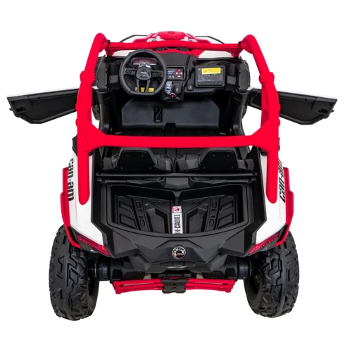 Czerwony samochodzik elektryczny dla dzieci Buggy Maverick Turbo RR.webp