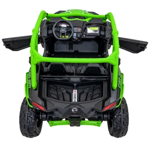 Zielone auto na akumulator dla 7 latka Buggy Maverick Turbo RR.webp