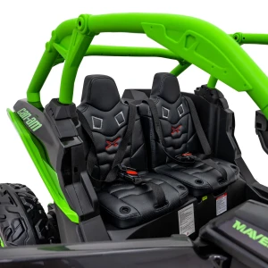 Zielone auto na pilot dla dziecka Buggy Maverick Turbo RR.webp