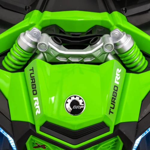 Zielone buggy dwuosobowy  Maverick Turbo RR.webp