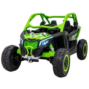 Zielony akumulatorowy dla dzieci Buggy Maverick Turbo RR.webp
