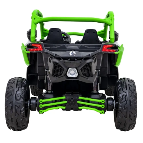 Zielony samochodzik elektryczny dla dzieci Buggy Maverick Turbo RR.webp