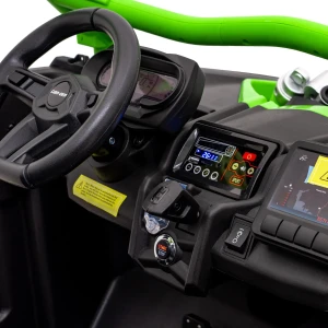 Zielony samochód na akumulator dla dzieci Buggy Maverick Turbo RR.webp