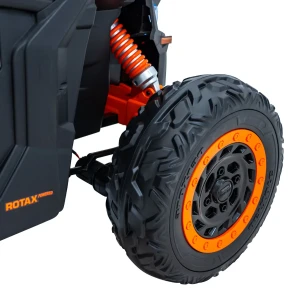 Pomaranczowe auto na akumulator dla 5 latka Buggy Maverick Turbo RR.webp