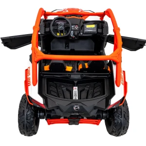 Pomaranczowe auto na akumulator dla 7 latka Buggy Maverick Turbo RR.webp
