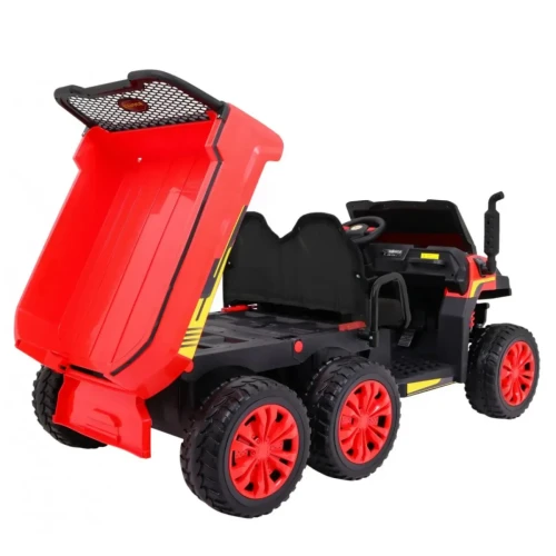 Czerwone auto na akumulator  Farmer Truck dla 2 dzieci.webp