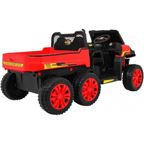 Czerwone auto na akumulator dla 5 latka  Farmer Truck dla 2 dzieci.webp